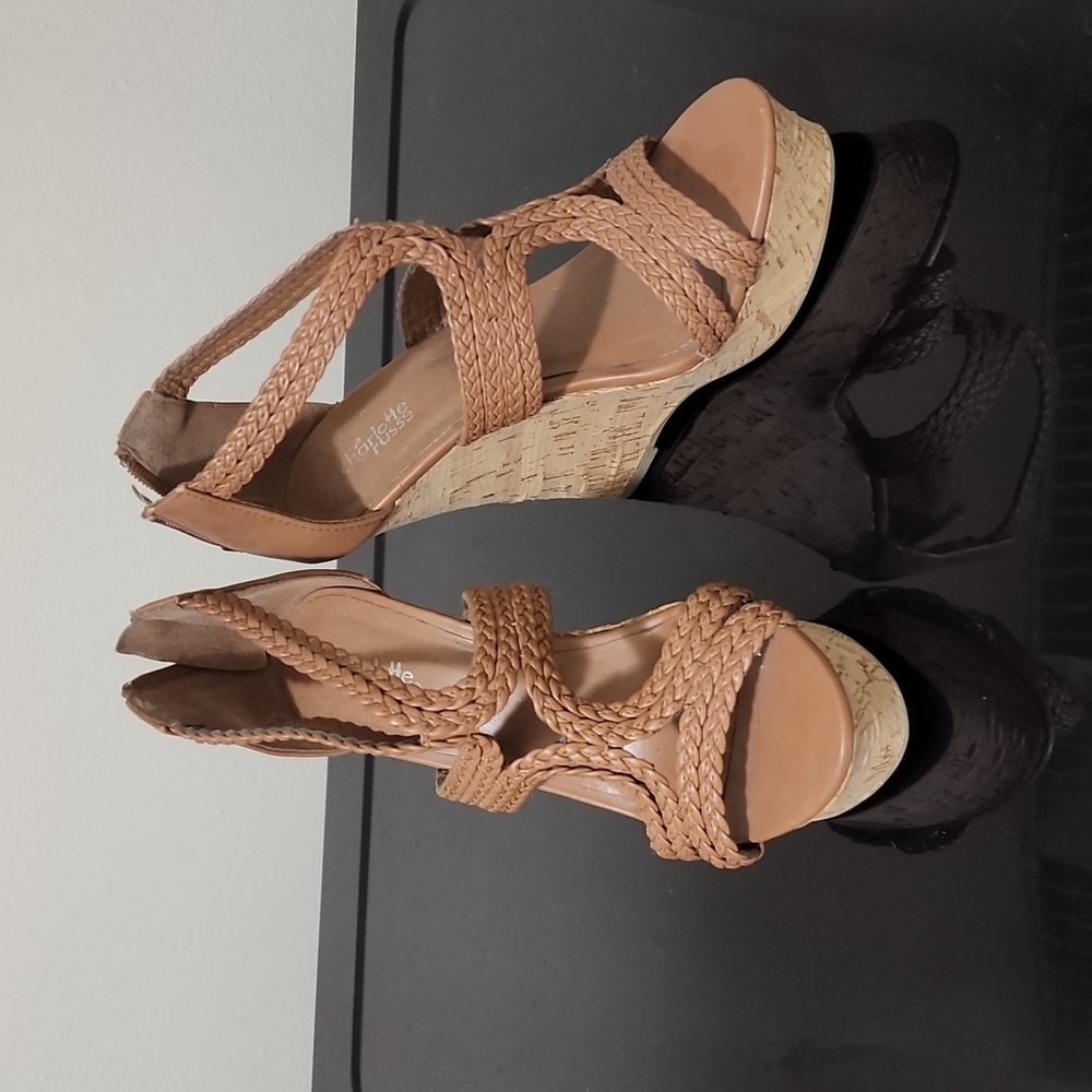 Tan Wedges